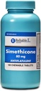 Spolehlivé 1 Simethicone 80 mg Anti- Gas 100 mátové tablety (1 lahvička)