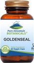 Čisté horské botaniky Goldenseal Kapsle - Kosher Vegan Caps s 250mg Organic Goldenseal Root Dodatek