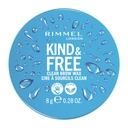 Rimmel London Kind & Free, Clear, Brow Wax, Easy to application, Long- Lasting Hold, No Flaking, No Residue, Lifted Brows, 0.28oz