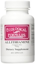 Ekologické parametry Allithiamin Vitamin B1 50 Mg, bílý, 60 Počet