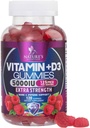 Vitamin D3 Doplněk Gummy 5000 IU (125 mcg) Dietní vitaminy D pro muže a ženy - Kost, zuby, svalová a imunitní podpora zdraví, vysoká potence VIT D3 Příroda Non- GMO & Gluten Free - 120 Gumy