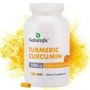 Kurkumin kurkumin s piperinovými kapslí - 500 mg na kapslí, 120 Počet - dodatek s Black Pepper pro zvýšení absorpce Non- GMO, gluten- bez