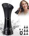 Odstranění uší HeaDot Wax s inteligentní teplotou vody, Čistič sluchu poháněný vodou s 6 tipy, Safe a Effective Odstranění uší Wax Kit se 4 tlakovými úrovněmi - IPX7