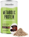 NaturalSlim Metabolic Whey Protein Powder Chocolate - Low Carb, Jídelní náhrada Shake w / Vitamíny, Minerály & Amino Acid L- glutamin PHAR124; Great Taste and Very Filling Protein Shake, 10 Servings, 17.6oz