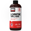 Force faktor L- karnitin Liquid 3000mg, Maximální pevnost doplněk k podpoře metabolismu tuků, buněčná energie a svalové obnovy, vysoké absorpce, non-GMO, Berry Flavor, 16 oz láhev