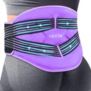 REVIX Reuse Large Back Ice Packs with Compression Straps, Nastavitelné spodní zadní Ice Wrap for Lumbar, Sciatic Nerve, Soft Plush Lining, Cold Compress Therapy