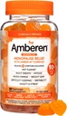 Amberen Menopauza Doplňky pro ženy, Multi- Symptom Relief, Vitamin E & Unique Amberen Compound, Pomáhá podporovat hormonální rovnováhu, Hot Flashes & Night Sweats, Cukr zdarma, Orange Flavor, 60 Gummies