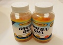 Omega Plus DHA esenciální mastné kyseliny - čisté Omega 3 mastné kyseliny - Chia Oil + DHA - Gummie - dospívající, muži, ženy EFA A DHA doplňky