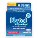 Nytol Quick Caps Noční spánková pomoc s Difenhydramine HCI, Easy- to- Polykat Kapsle k pádu spánku rychle, 32 Počet