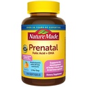 Příroda vyrobena Prenatal s kyselinou listovou + DHA, Prenatal vitamin a minerální doplněk pro denní nutriční podporu, 110 Softgels, 110 denní dodávky