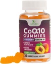 CoQ10 Gummies 100mg - 3X síla, vysoká absorpce, Antioxidant dodatek pro podporu a výrobu srdečního zdraví, Ultra Coenzym Q10 vitaminy, Coq 10 doplňky, Non- GMO - 30 CoQ10 Gummies