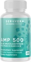 AMP Organic Aloe Glyconutrient Dodatek - Podpora imunitního systému, trávicí trakt, a colon zdraví 270 čepice