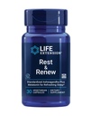 Life Extension Rest & Renew, pro osvěžení a obnovování spánku, gluten- Free, Non-GMO, Vegetariánské, 30 Kapsle