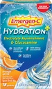 Emergen- C Hydratace + Sportovní nápoj Mix s vitamínem C (18 hrabě, Orange Spritz Flavor s Glucosamine), Electrolyte doplnění, 0.34 Ounce Powder Packets