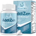 17-in-1 Doplněk k mozku pro paměť a zaměření 124; Přírodní Nootropics Doplněk k mozku pro mozek Cognition, Energie 124; Vysoká absorpce 124; L-Theanine, Phytonutrient Blend a Vitamíny B6, B12 OF 124; 60 Tablety