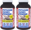 Yerba Prima Psylium Husk Powder 12 oz (Balení po 2) - Přírodní Vláknina Dodatek