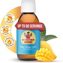 My Spectrum Heroes Fish Oil Supplement for Children - Omega 3 for Neural Assistance, Zánět a imunitní pomoc - EPA & DHA for Brain & Eye Health - Kids & Adult Liquid Supplement - 5.07oz (150ml)