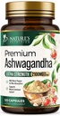 Ashwagandha doplňky - 2100mg Ashwagandha kapsle pro ženy a muže, přírodní antioxidační podpora, Ashwa Root Extract, Extra síla klidnou podporu s Black Pepper, Vegan & gluten zdarma - 120 Kapsle
