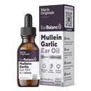 Marie Originals Natural Uar Oil Kapky 124; Mullein Česnek Oil Ušní Kapky pro prevenci infekce, Bylinné Ušní Ache Kapky pro dospělé, Děti & Domácí zvířata, Ušní bolest & Odstranění vosku, Remedie ucha (1 balení)