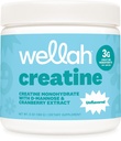 Wellah Creatine pro ženy (50 sluhů, bez příchutí) - Creatine Monohydrát s výtažkem z pampelišky a brusinky
