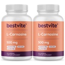 BESTVITE L- Carnosinum 500mg (240 tobolek) (120x2) No Fillers - No Stearates - Non GMO - Gluten Free