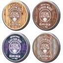 Viking Revolution 4 Beard Balm Variety Pack (1oz Each) - Sandalwood, Pine & Cedar, Bay Rum, Clary Sage - Styles, Zesiluje a Softens Beards a Mustaches - Vosk pro muže