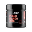 Amino + Prášek - Pre a Post cvičení s kofeinem + Green Tea Extract - BCAA, aminokyseliny, nulový cukr, nízká kalorie, Superior Chuť, 40 Služeb (Peach Mango)