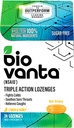 Biovanta přírodní ingredience Sugar- Free Lozenges pro kašel, studené a smutné hrdlo, 24 Lemon Honey Throat Lozenges