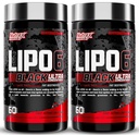 Nutrex výzkum Lipo-6 Black Ultra koncentrát termogenní spalovač tuků dodatek, zvýšení hmotnosti, energie a intenzivní zaměření 120 dietní pilulky