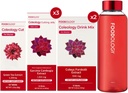 FOODOLOGIE RED Burning 1-Month Full Set / Coleology Cut (1ea) & Coleology Drink Mix (2ea) & Coleology řezání želé (3ea) $láhev vody (1ea)...