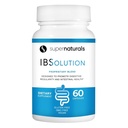SuperNaturals IBSolution - Made in USA, Non- GMO, Gluten Free & Vegan (60 Kapsle) - Digestivní Gut doplněk zdraví s psyllium husk - plyn, floating, průjem, zácpa úleva, bolesti břicha