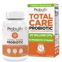Probiotický dodatek pro celkovou péči, denní gut, trávicí, a imunitní zdraví Probiotika Kapsle pro muže a ženy, 20 miliard CFU, Vegan, 60 Počítání láhev