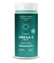 Iwi Omega33 Mini Softgels (30 Servings), Snadno polykat, Plant- based Algae Omega 3 s EPA + DHA, Whole- Body Support Dieter Dodatek, Krill & Fish Oil Alternative, No Fishy After taste