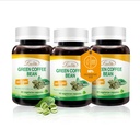 Lovita Green Coffee Bean Extract, 50% chlorogenní kyselina pro metabolismus, Energy & Weight Management, 800 mg za den, Vegan, Non- GMO, gluten- Free, přírodní doplněk antioxidantu, 180 Kapsle