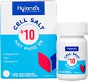 Hyland je No.10 Cell Salt NAT Phos 6X Tablety, Přírodní Úleva od srdce, plyn, a požití, Rychlé rozpuštění tablety, 100 Počet