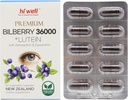 Hi Well Premium Bilberry 36000 + Lutein 12mg 60Vegtarian Kapsle