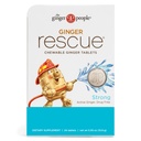 Ginger Rescue Chewable Tablety od Ginger People - Drogy zdarma trávicí zdraví, Žvýkací Tablety, Silný Ginger Flavor, 0.55 Oz, 24 Tablety, (Balení po 1)
