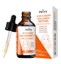 Heivy tekutý kolagen pro ženy, tekutý biotin a kolagen pro zářivou pleť, růst vlasů, silné nehty, společná podpora, 20500 mcg 4-in-1 kolagen kapky, pokročilá absorpce, Raspberry Flavor- 2 FL OZ