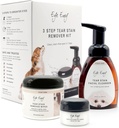 Eye Envy 3 Step Tear Stain Remover Kit pro psy CL124; čisté, Stain- Free Eyes v 7 dnech CL124; Obsahuje: Cleanser 8.45 fl.oz, Wipes 60 Počet a prášek 0.5oz CL124; Non- dráždivé a přírodní