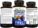 BioFinest Prostate Podpora pro muže - Saw Palmetto Lycopene Dýňová semeno Pygeum zink Selen - Zdravý moč močový měchýř Prostate vitamin dodatek - Vyrobeno v USA (120 Veg. Kapsle)
