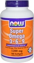 Super Omega 3- 6- 9 1200mg 180 Softgels (Balení po 2)