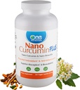 One Planet Nutrition Nano Curcumin Plus 500 mg Veggie Kapsle (240 Služeb), Nano Curcumin s Boswellia pro vysokou absorpci, podporuje společné a imunitní zdraví, Non- GMO, Vegan, gluten- Free