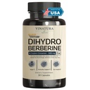 VINATURA Dihydroberberine Dodatek s Ceylon Skořice, 500mg - (patentovaný GlucoVantage Super Berberine), Možná Berberine 5X Více absorbovatelné - 30 Kapsle