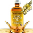 Mullein Oil - Organic Ear Oil Drops for Earhaches, Tinnitus & Kids - Bylinný extrakt pro Soothing Relief (4 oz)