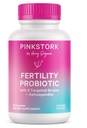 Pink Stork Fertility Podpora Probiotika pro ženy s Ashwagandha pro Vaginální zdraví, Koncepce, pH Balance, Hormon Balance, a Gut Flora, Plodnost doplňky pro ženy, 30 Kapsle