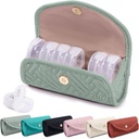 BAGSFY týdenní Pill Organizátor 2 krát denně v roztomilé Fabric Pill Case, Medicine Bag, AM PM Pill Box 7 Day, Přenosná medikace Cestovní pouzdro pro pilulky, Vitamíny, Rybí oleje, doplňky.