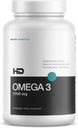 HD MUSCLE HealthHD Omega33 Fish Oil PHAR124; 1700mg Ultra High potency Omega33 Triglycerid PHAR124; DHA & EPA PHAR124; Podpora srdečního zdraví PHAR124; 60 Servings / 120 Softgels