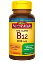 Nature Made Vitamin B12 1000 mcg, Dietní dodatek pro podporu metabolismu energie, Time Release, 75 Tabletss,..