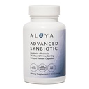 Alaya Naturals Advanced Synbiotic - Probiotický + Prebiotický - 14 Miliardy CFU zpožděné uvolnění Probiotický dodatek s prebiotika ze Sunfiber ®, a L- glutamin pro Gut Lining Integrity - 60 Kapsle