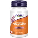 Nyní Potraviny doplňky, Astaxanthin 10mg, Extra síla, získané z non-GMO Haematococcus Pluvialis mikrořasy a má přirozeně Occurring Lutein, Canthaxanthin a beta- karoten, 30 Softgels